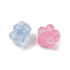 Прозрачных бусин акриловые треск&nbsp;X-OACR-B031-21