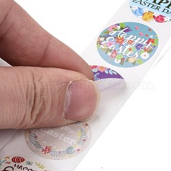 8 узор на пасхальную тематику самоклеющиеся рулоны бумажных наклеек DIY-C060-03A