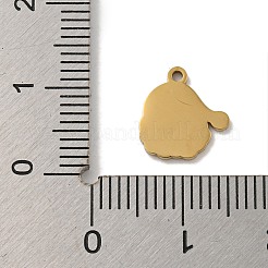 Подвески из настоящей 304 нержавеющей стали с покрытием из 14-каратного золота&nbsp;STAS-Z093-08D