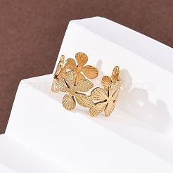 Кольца-манжеты из нержавеющей стали 304 для женщин&nbsp;RJEW-K309-37D-G