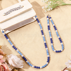 Handgemachte Polymer Clay Strass Perlenketten für Jeanshosen&nbsp;HJEW-JOY00001