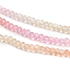 Brins de perles de verre peints transparents&nbsp;X1-DGLA-A034-T1mm-A20