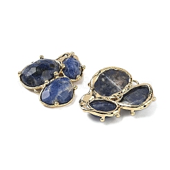 Соединители звеньев из природного содалита&nbsp;G-E526-28J