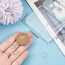 2 комплект из 925 застежек-тоглов из стерлингового серебра STER-BBC0005-45S