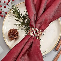 Железные полые кольца для салфеток AJEW-WH0258-031