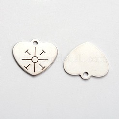 Подвески из нержавеющей стали 201&nbsp;LS-STAS-L165-E01