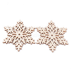 Неокрашенные натуральные деревянные большие подвески&nbsp;LS-WOOD-R271-11