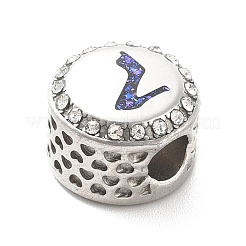 Европейские бусины из нержавеющей стали 304 STAS-D180-15P