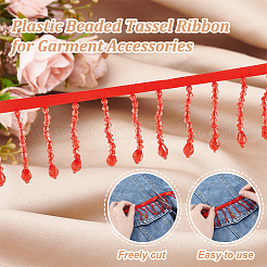 Spitzenband aus Acryl und Polyester&nbsp;OCOR-WH0110-08D