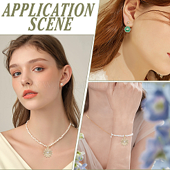 8 шт. 2 стиля латунных эмалевых подвесок&nbsp;KK-AR0004-61