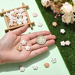 Кабошоны из смолы 50шт 5 стиля&nbsp;RESI-YW0006-05