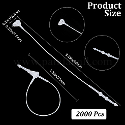 2000 chaîne d'étiquette de prix en plastique&nbsp;KY-CY0001-01A-02