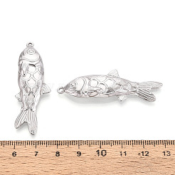 Pendentifs poissons en acier inoxydable 304&nbsp;STAS-T069-15P