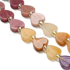 6 стиль: нити бусин из натурального топаза G-F811-A03-02