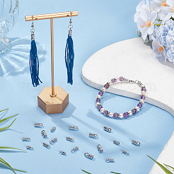 60шт. 3 стиля латунный наконечник шнура FIND-PH0021-23