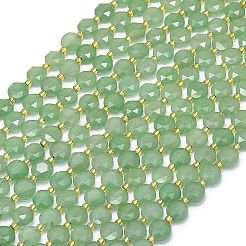 Естественный зеленый авантюрин бисер нитей G-C116-A37-02