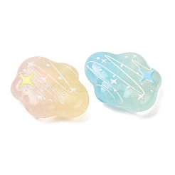 Bedruckte transparente Acrylperlen&nbsp;AC-CBAC4EE-07