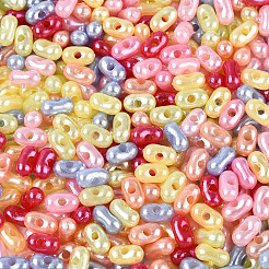 Перламутровые непрозрачные акриловые бусины OACR-N150-04