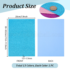 13 шт. 13-х цветные прямоугольные листы из губчатой ЭВА&nbsp;DIY-PH0031-55