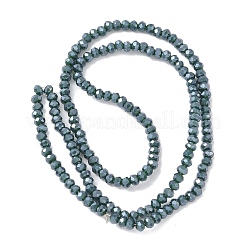 Гальванизируйте прозрачное стекло бисер нитей&nbsp;GLAA-XCP0001-60-3mm