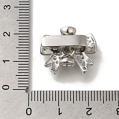 Латунная стойка с микропаве из кубического циркония&nbsp;KK-H485-35P