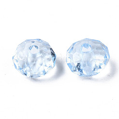 Прозрачные акриловые бусины TACR-S134-028