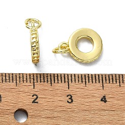 Покрытие стойки латунь микропаве прозрачные подвески из кубического циркония KK-R157-06G