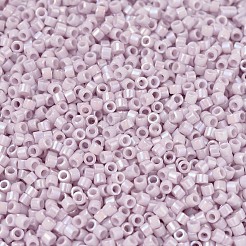 MIYUKIデリカビーズ  シリンダー  日本製シードビーズ  11/0  （db1504)不透明な淡いバラab  1.3x1.6mm  穴：0.8mm  約10000個/袋  50 G /袋&nbsp;SEED-X0054-DB1504