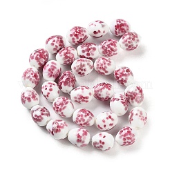 Бусы лэмпворк ручной работы LAMP-Q036-08F