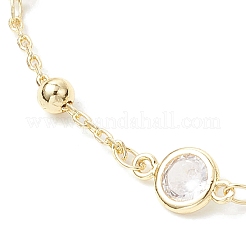 Латунные кабельные цепи слайдер браслеты BJEW-JB11813