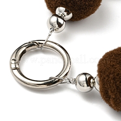 Универсальный ремешок для телефона с плюшевым шариком на запястье&nbsp;LS-HJEW-Q011-01B-P