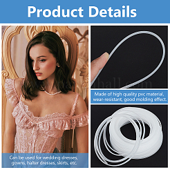 Deshuesado de plástico para el bullicio del vestido de novia&nbsp;KY-WH0051-12