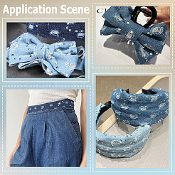 Ruban en tissu denim&nbsp;OCOR-WH20022-014C