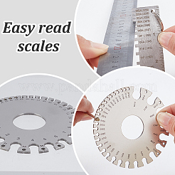 2 набор инструментов для измерения калибра проволоки из нержавеющей стали&nbsp;DIY-GA0007-71