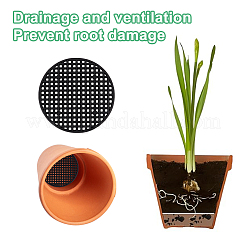 180 шт. 3 стиля пластиковый сетчатый коврик для отверстия цветочного горшка&nbsp;FIND-GO0002-79