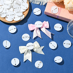 80 шт. пластиковая основа для броши&nbsp;KY-SC0002-39B