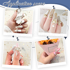 30 шт. 15 стиля золотистых латунных микростразов-кабошонов&nbsp;DIY-HY0002-56