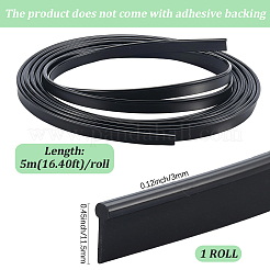 Самоклеящаяся ПВХ-накладка на молдинг салона автомобиля AJEW-WH20042-42E