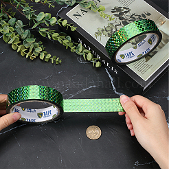 50 м лазерные блестящие бопп-пластмассовые декоративные клейкие ленты для альбома для вырезок&nbsp;AJEW-WH20002-57A-04