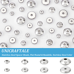 160 шт. 8 шт. разделительные бусины из нержавеющей стали 201 и 304&nbsp;STAS-UN0041-61