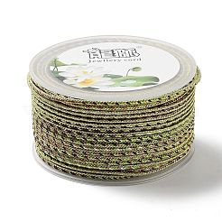Cordon tressé en polyester bicolore de 14 m&nbsp;OCOR-G015-02A-04