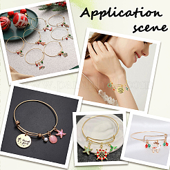 Изготовление 12шт стального регулируемого браслета AJEW-SC0002-G