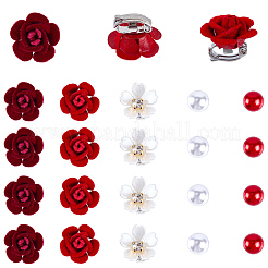 40 шт. заколка для волос из цинкового сплава и АБС-пластика&nbsp;OHAR-SC0001-17