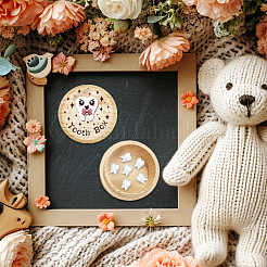 Круглая буковая деревянная 3d шкатулка с гравировкой 