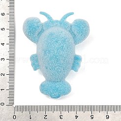 Silikonanhänger mit Tiermotiven aus beflocktem Material&nbsp;SIL-C012-01B-02
