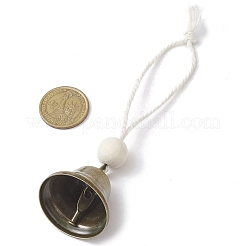 3 pièce de décorations suspendues en forme de cloche en fer&nbsp;HJEW-JM02174