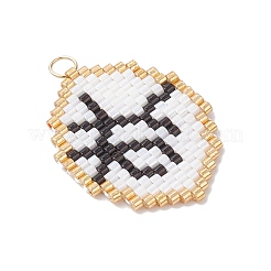 Pendentifs douze constellations en perles de verre&nbsp;PALLOY-MZ00891-08