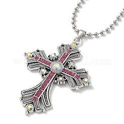 Collane con ciondolo con strass incrociati&nbsp;FK0815-9