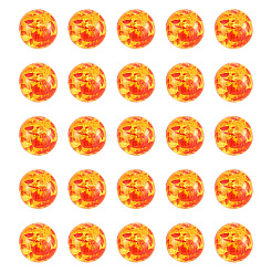 Смола имитация янтарных бусин CRES-TA0001-17