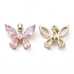 Подвески из латуни и стекла k9 KK-Z031-20KCG